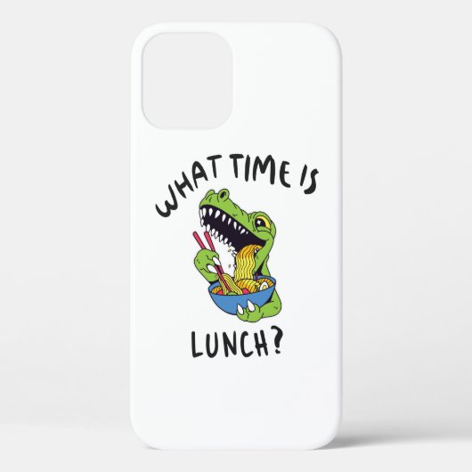 Hoe laat is de lunch Case-Mate iPhone case (Achterkant)