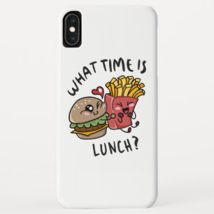 Hoe laat is de lunch iPhone XS max hoesje