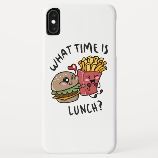 Hoe laat is de lunch Case-Mate iPhone case (Achterkant)