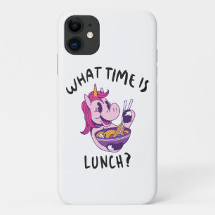 Hoe laat is de lunch iPhone 11 hoesje