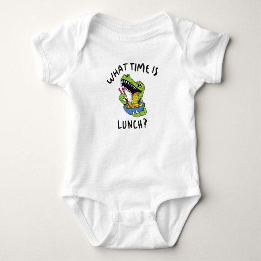 Hoe laat is de lunch romper (Voorkant)