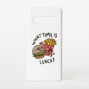 Hoe laat is de lunch? samsung galaxy s10 hoesje