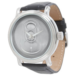 Hoe laat is het Bierblikje Humor Horloge