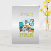 Hoe lang moeten we wachten? kaart (Gele Bloem)