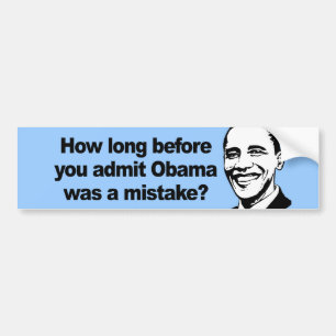 HOE LANG VOORDAT JE TOEGEVOEGD HAD, was Obama een Bumpersticker