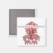 Hoe lang wil je dat ik dit vasthoud? magneet (Voorkant / Achterkant)