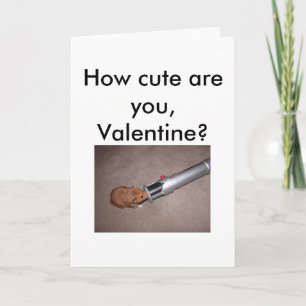 Hoe leuk bent u? Valentijnse kaart