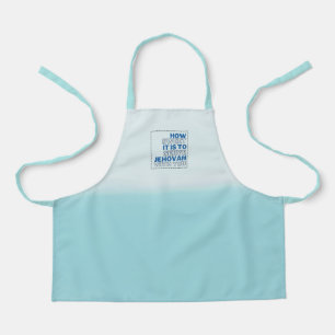 Hoe lief het is om Jehovah te dienen met Apron Schort