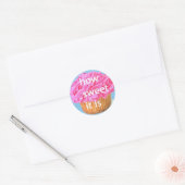 Hoe lief is het cupcake ronde sticker (Envelop)