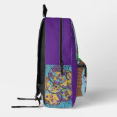 Hoe lopen de apen rond bedrukte rugzak (Links)