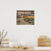 Hoe luider de triomf. poster (Keuken)