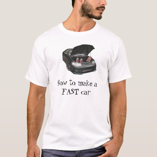 Hoe maak je een FAST-auto T-shirt (Voorkant)