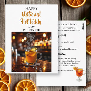 Hoe maak je een Hot Toddy Receptkaart Briefkaart