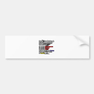 Hoe maak je een kleuterjuf bumpersticker