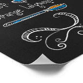 Hoe maak je een Mimosa Chalkboard Poster (Hoek)