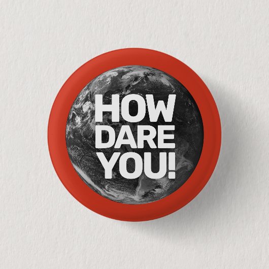 Hoe maak je een planetenmilieuactiviste? ronde button 3,2 cm (Voorkant)