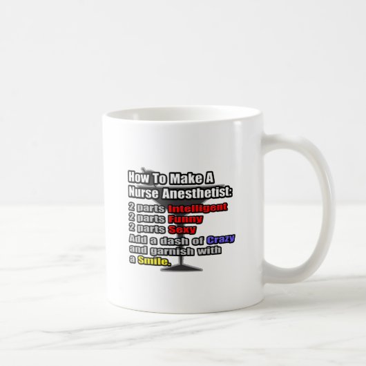Hoe maak je een verpleegkundige anesthesist koffiemok (Rechts)