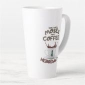 Hoe maakt Mozes koffie? Hebreeën het Latte Mok (Rechterhoek)