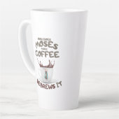 Hoe maakt Mozes koffie? Hebreeën het Latte Mok (Linkerhoek)