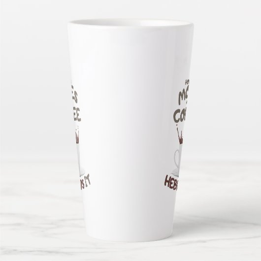 Hoe maakt Mozes koffie? Hebreeën het Latte Mok (Voorkant)