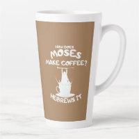 Hoe maakt Mozes koffie? Hebreeën is Mok