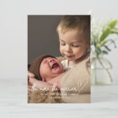 Hoe meer de kerstfoto van Merrier Aankondiging (Staand voorkant)