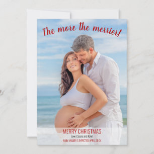 Hoe meer de kerstfoto van Merrier? Feestdagenkaart
