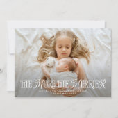 Hoe meer de kerstfoto's van Merrier Aankondiging (Voorkant)