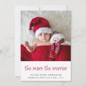 Hoe meer de kerstfoto's van Merrier Aankondiging (Voorkant)
