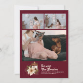 Hoe meer de zwangerschap van de Merrier Feestdagenkaart (Voorkant)