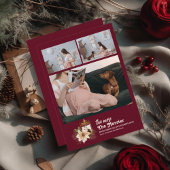 Hoe meer de zwangerschap van de Merrier Feestdagenkaart