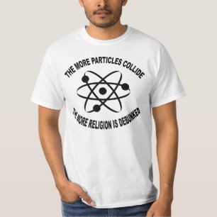 hoe meer deeltjes botsen t-shirt