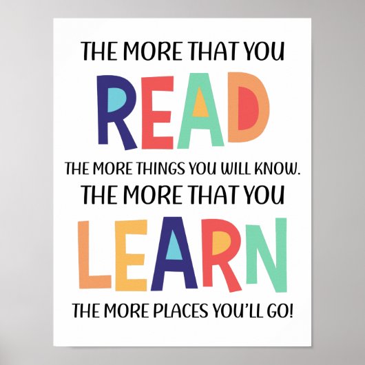 Hoe meer je Kinder Room Boho Poster leest (Voorkant)