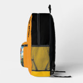 Hoe meer je oefent.. bedrukte rugzak (Rechts)