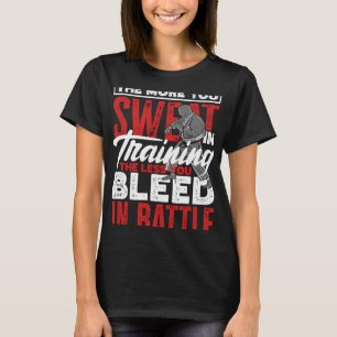 Hoe meer je zweet in de training Aikido Karate Jiu T-shirt