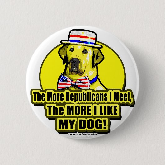 Hoe meer republikeinen ik ontmoet Button  (Voorkant)