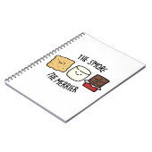 Hoe Meer S'more Hoe Munterder Leuke S'more Pun Notitieboek (Linkerzijde)