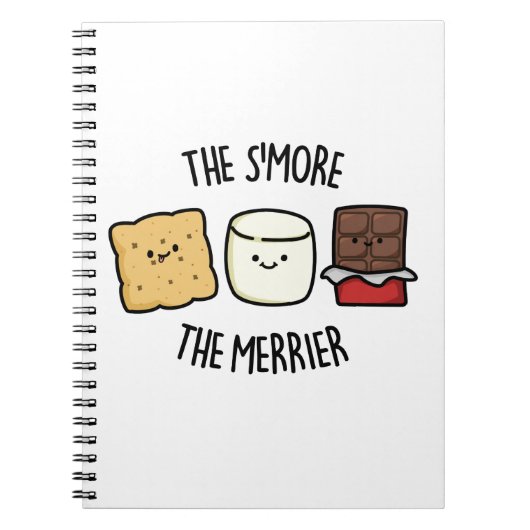 Hoe Meer S'more Hoe Munterder Leuke S'more Pun Notitieboek (Voorkant)