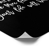 hoe minder je reageert op negatieve mensen , des t poster (Hoek)