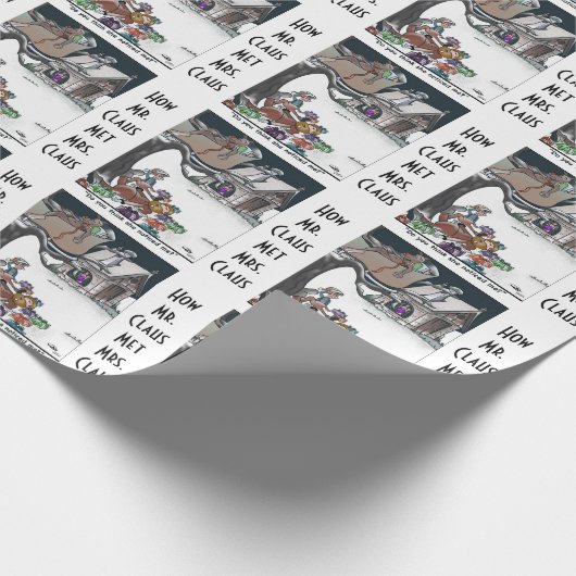 Hoe Mr. & Mrs Claus Met Cadeaupapier (Hoek)