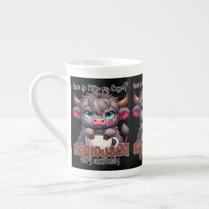 Hoe neem ik mijn koffie? Ernstig Heel Ernstig Porselein Kop