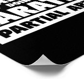Hoe noem je een paraplegische die karate doet gede poster (Hoek)