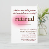 Hoe noem je iemand die enthousiast met pensioen is kaart (Staand voorkant)