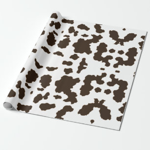 hoe nu bruine koe cadeaupapier
