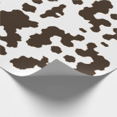 hoe nu bruine koe cadeaupapier (Hoek)