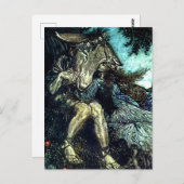 “Hoe nu geest?” Sprookjeskunst van Arthur Rackham Briefkaart (Voorkant / Achterkant)