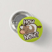 Hoe nu? Knoop Ronde Button 3,2 Cm (Voorkant /achterkant)