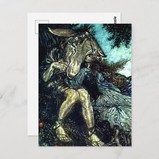 "Hoe nu Spirit?" Fairy Art van Arthur Rackham Briefkaart (Voorkant / Achterkant)