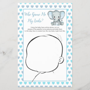 Hoe onze Baby er blauw olifant-Baby-spel kan uitzi Flyer