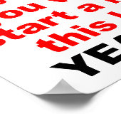 Hoe oud ben ik grappig Poster (Hoek)